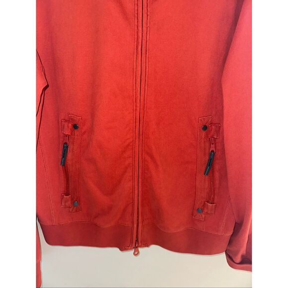 Parajumpers PJS Patch Full Zip Sweatshirt Orange XL - Picture 2 of 6
